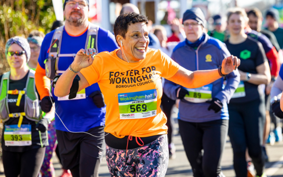 People running the marathon in 2022