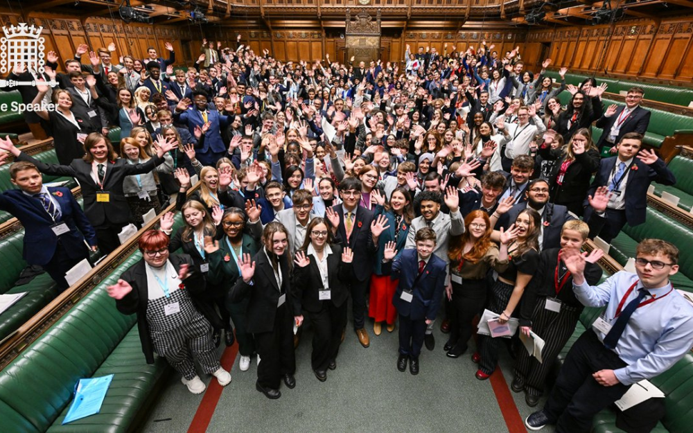 Members of Youth Parliament in the House of Commons