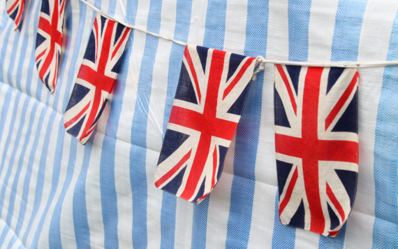 British flag bunting