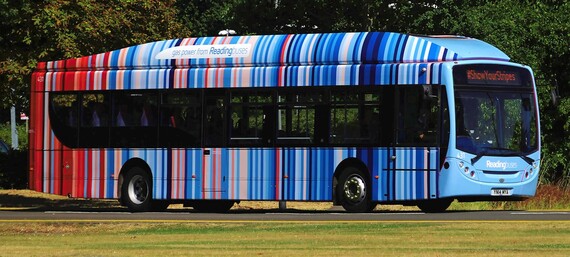 Picture of climate change bus
