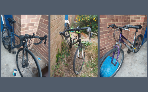 Three bikes recovered as part of our joint work with Thames Valley Police