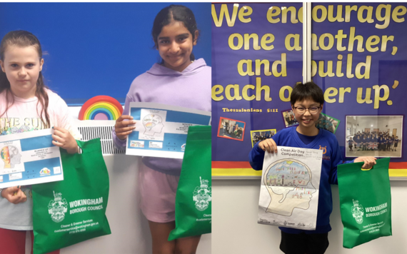 Winners of our Clean Air Day Poster Competition