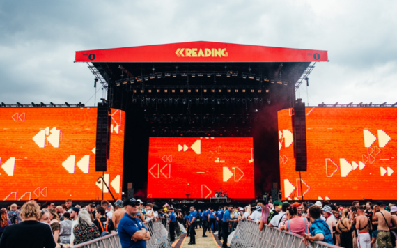 The stage at Reading festival