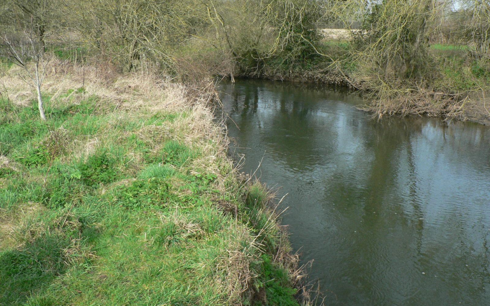 The River Loddon passing through Charvil