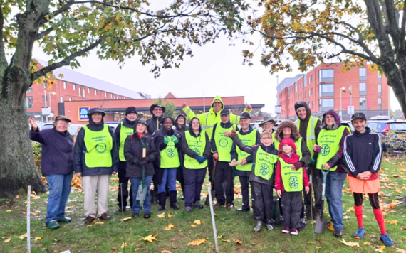 Rotary Club crocus planting