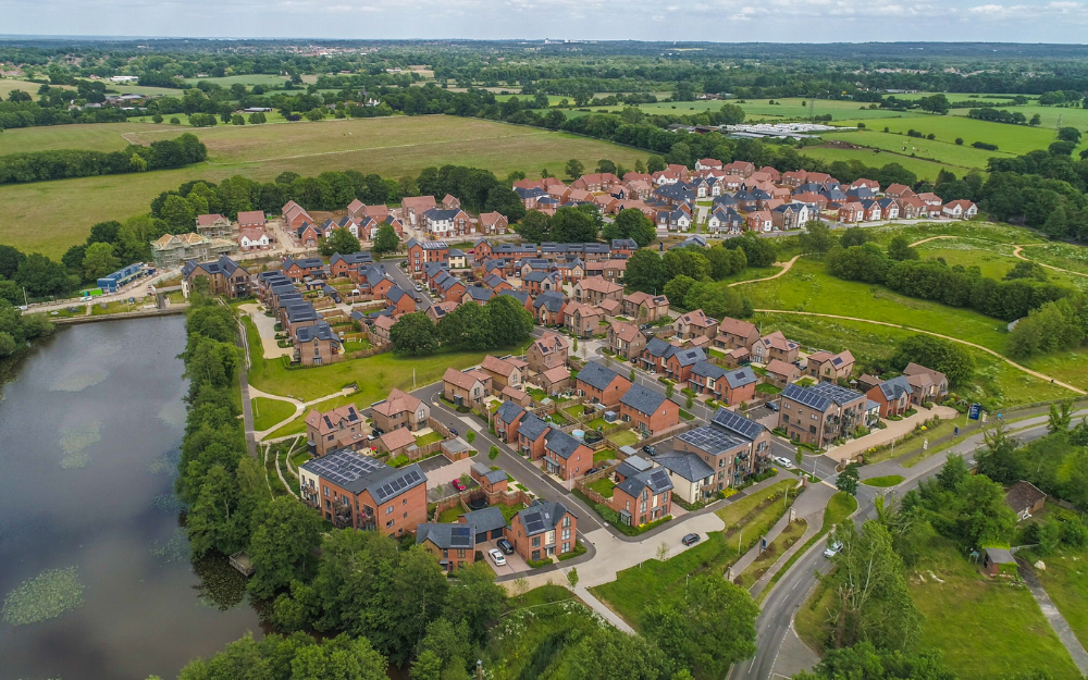 Housing and green space in Wokingham Borough