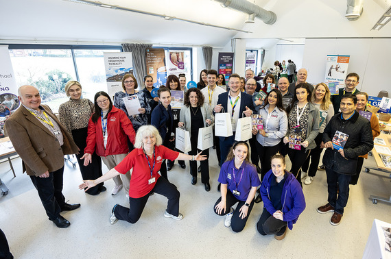 image of people at Woodley Job Fair