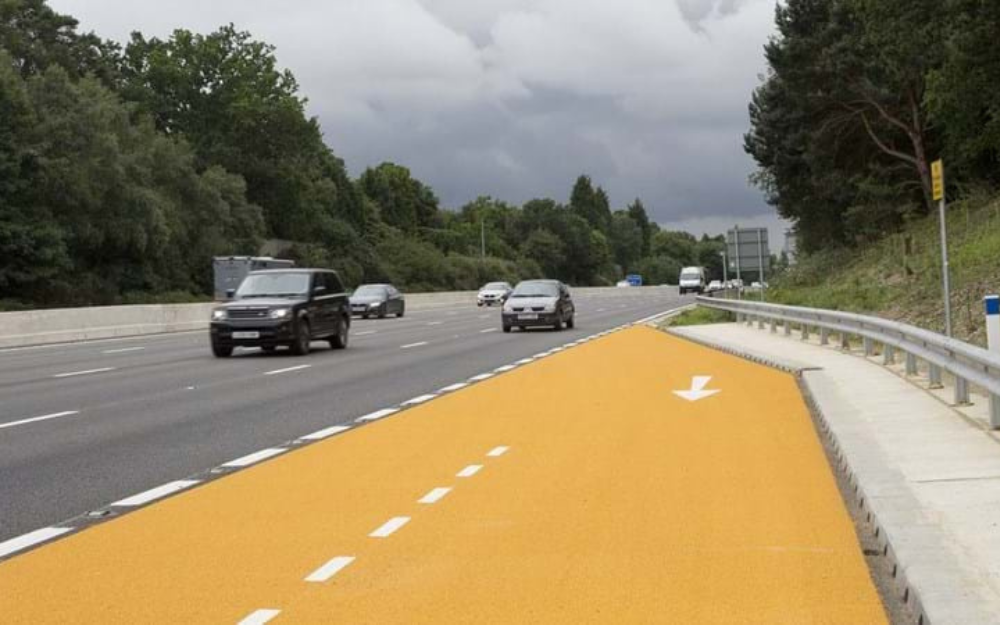 M4 smart motorway retrofit area example
