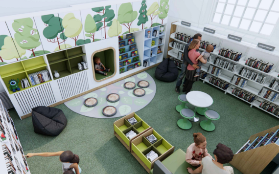 Twyford Library CGI