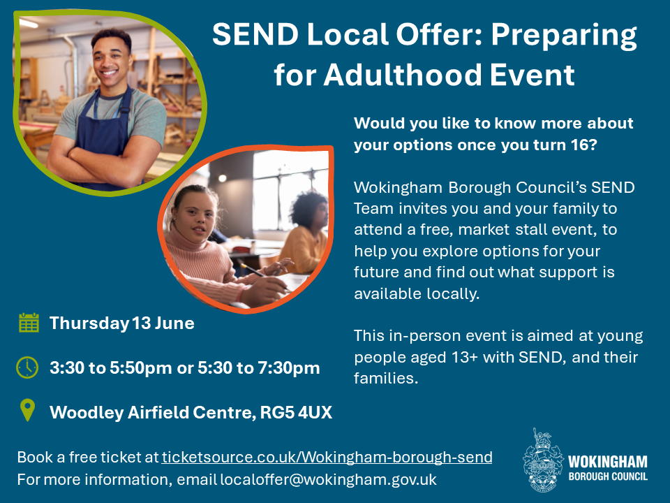 Preparing for Adulthood Event Flyer