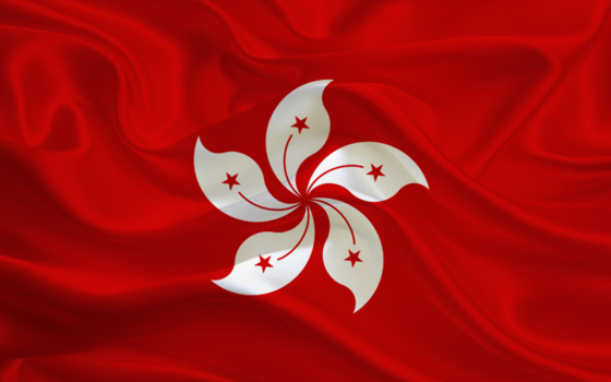 The Hong Kong flag