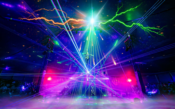 Acrobatic performance by Paolos Circus 