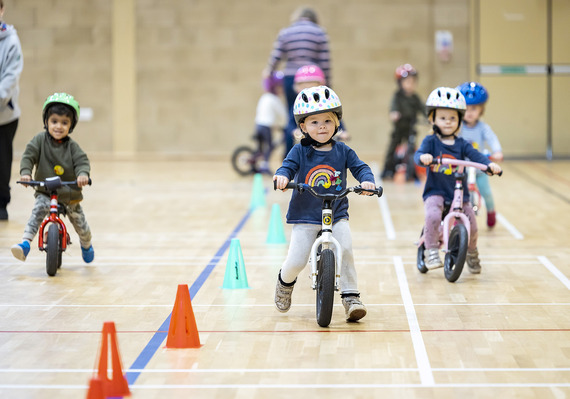 Children at Balance Bike Club