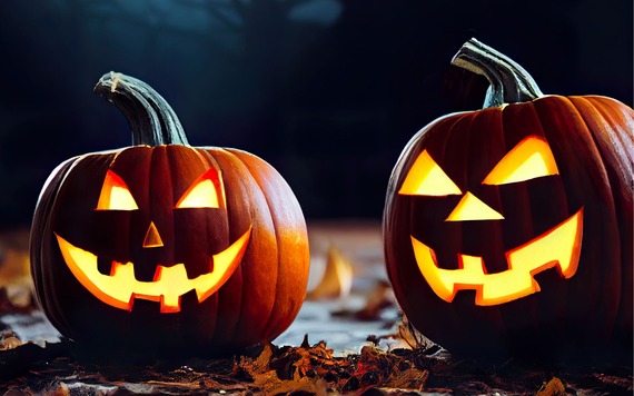 Halloween pumpkin hunt