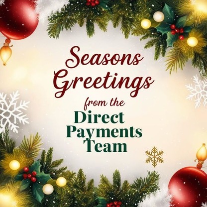 Seasons Greetings Direct Payment Team