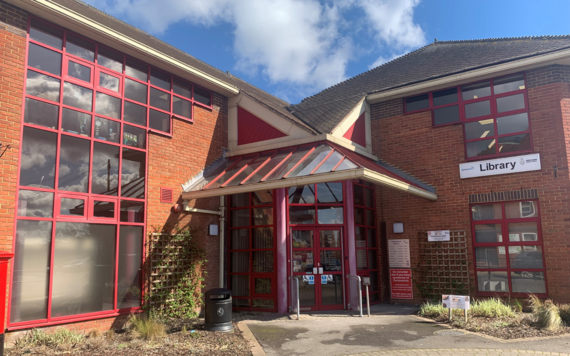 The old Wokingham library entrance