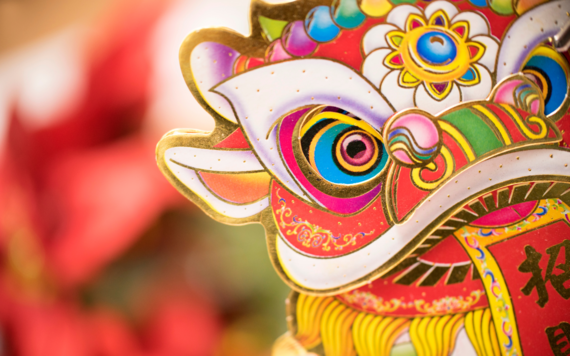 Chinese new year dragon
