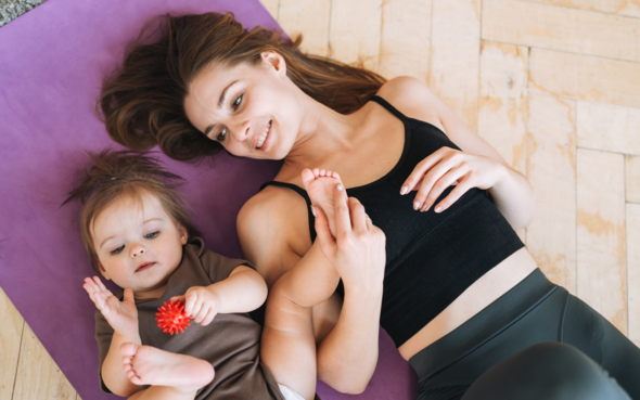 Mum and baby yoga