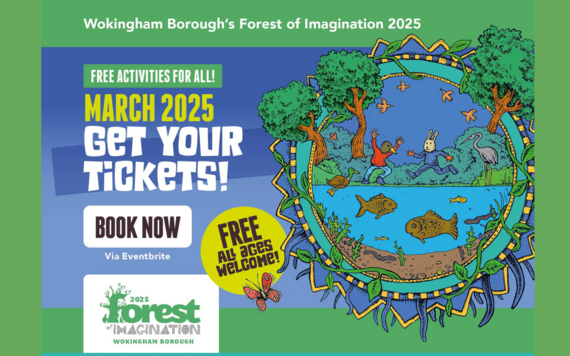 An image of a poster of Wokingham Borough's Forest of Imagination 2025