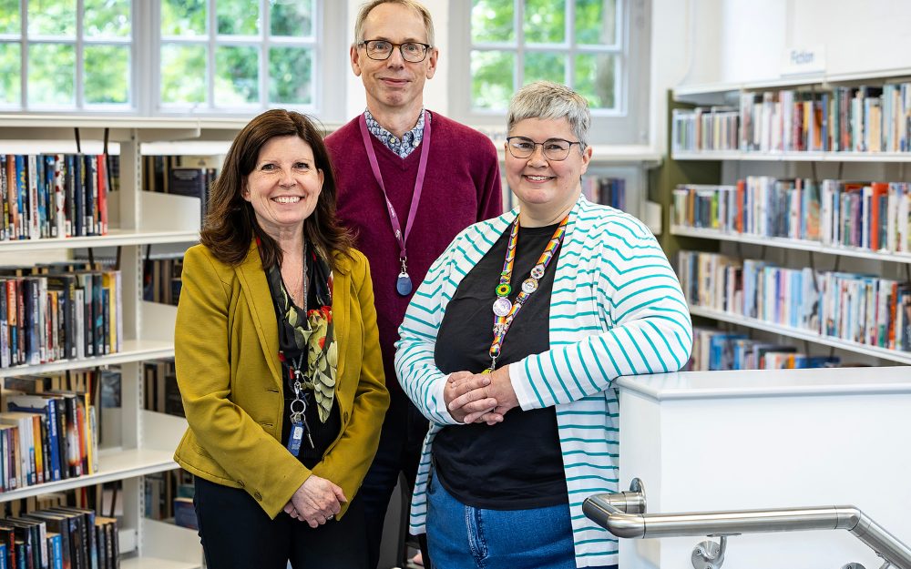 Volunteers at Wokingham Library