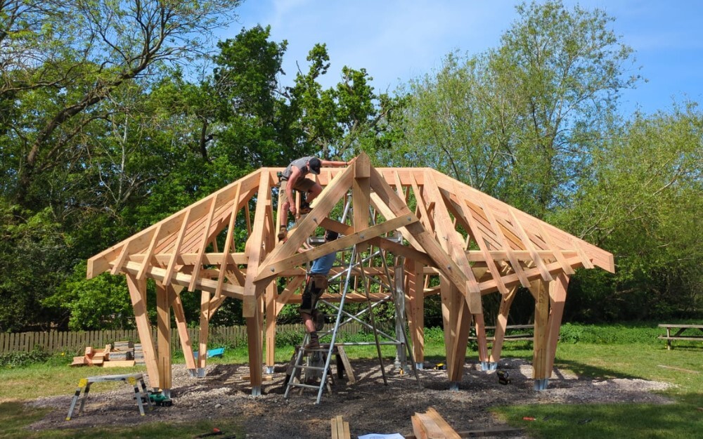 Forest of imagination - building a wooden frame