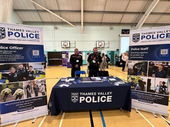police on careers stand