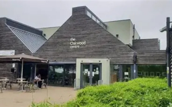 The view of the front of the Oakwood Centre in Woodley