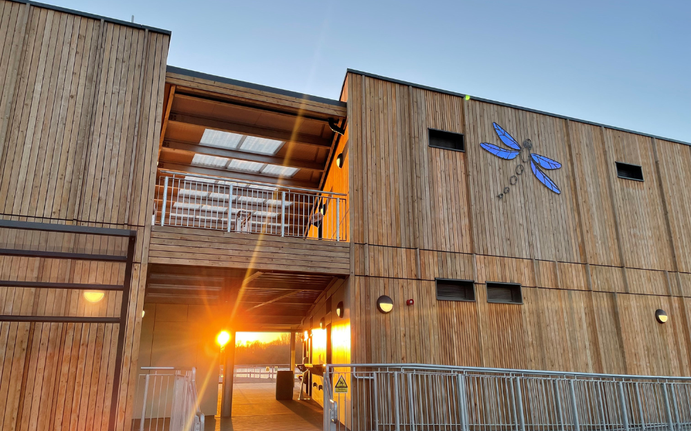 The entrance to Dinton Activity Centre