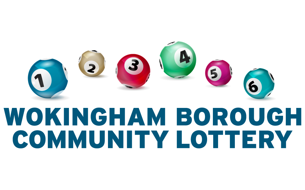 text reads: Wokingham Borough Community Lottery
