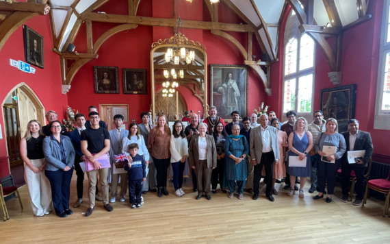 Citizenship ceremony at Wokingham Town Hall