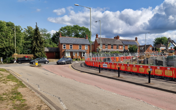 Western Gateway view up Molly Millars Lane
