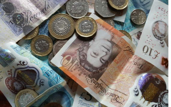 Picture of pounds and pence