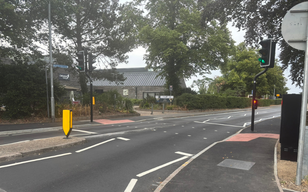 New safer puffin road crossing in Woodley