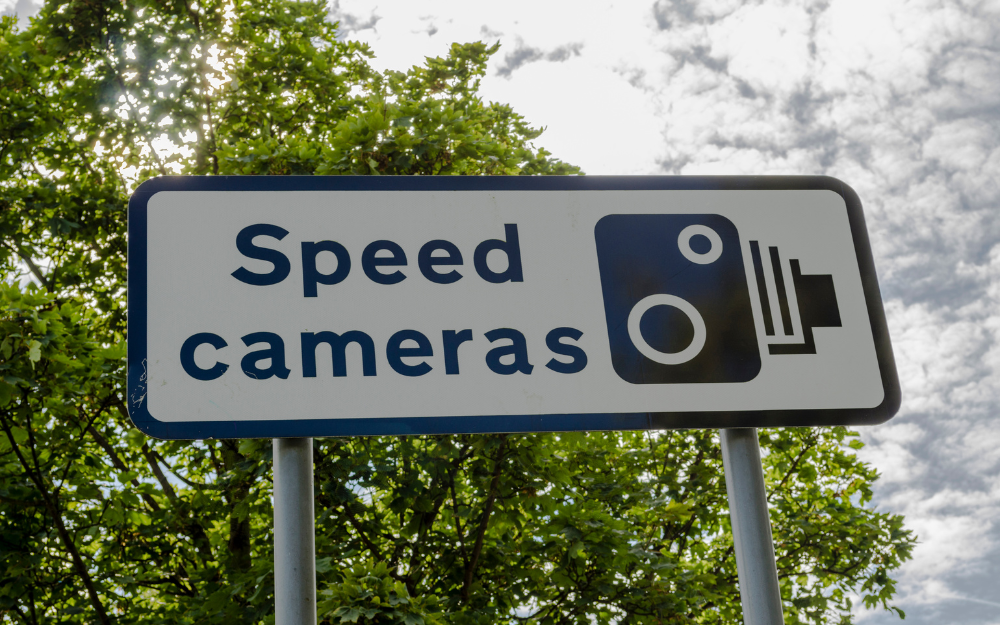 speed camera traffic general view