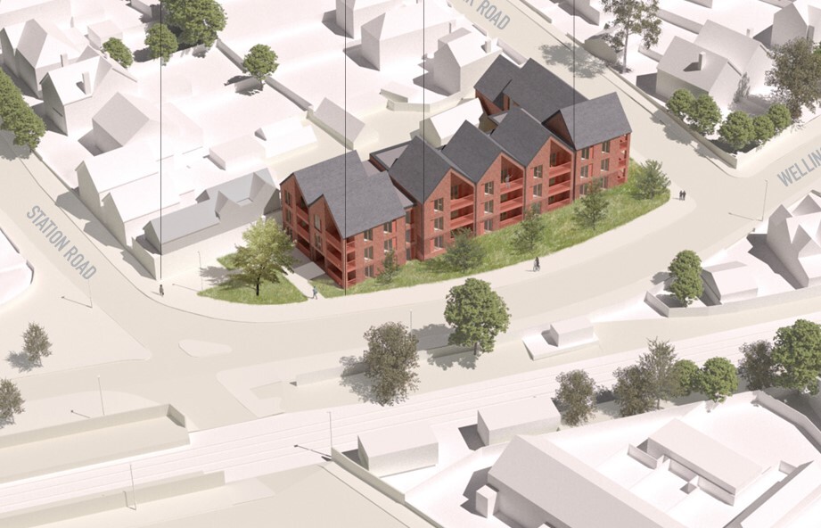 Plan for houses on wellington road