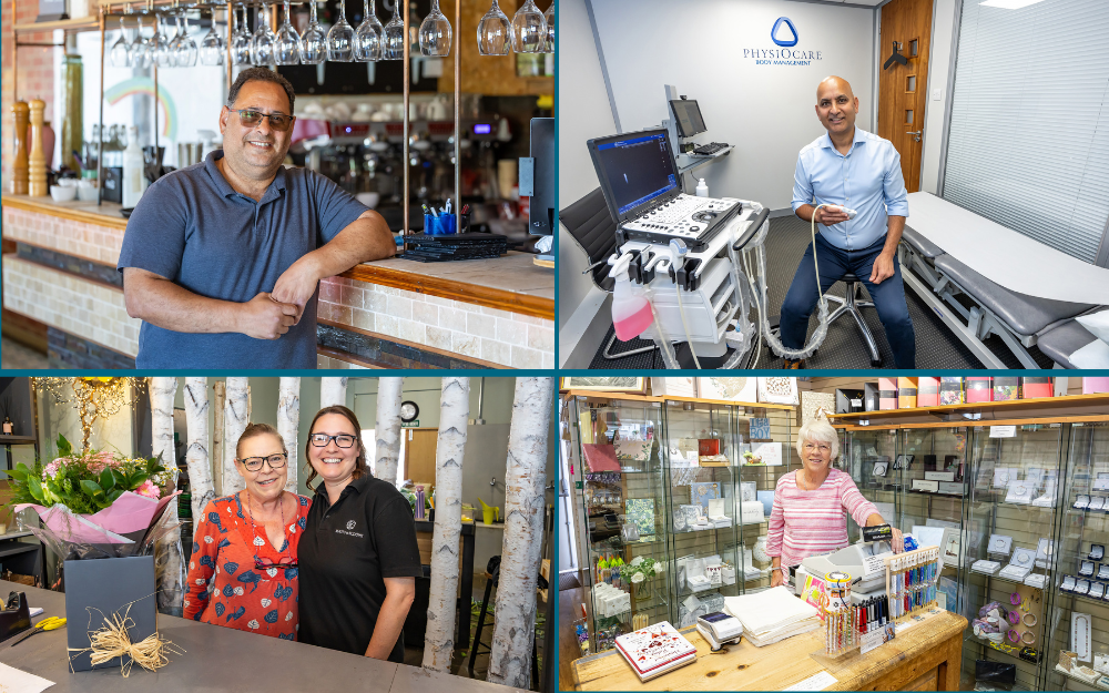 collage of Twyford businesses