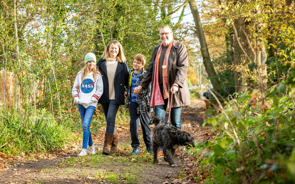 residents walking family travel habits survey