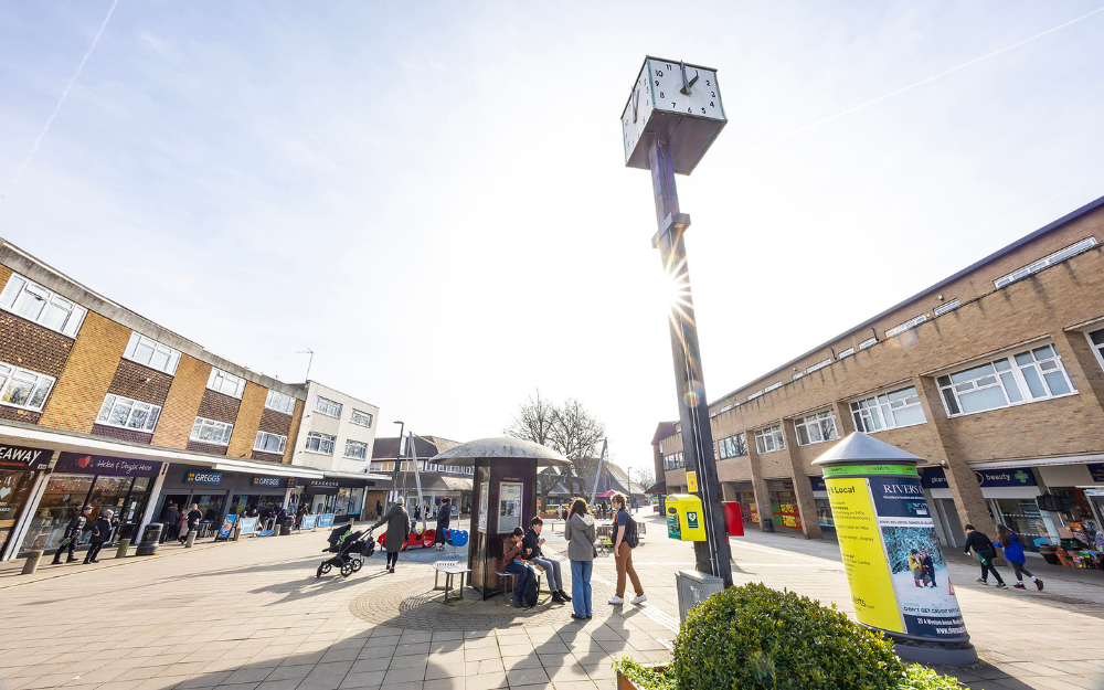woodley town centre precinct general view