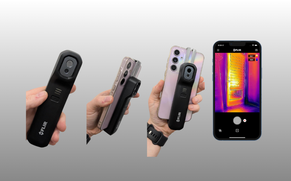 A thermal imaging camera that connects to your phone