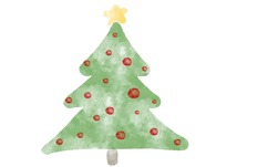 illustration of a christmas tree