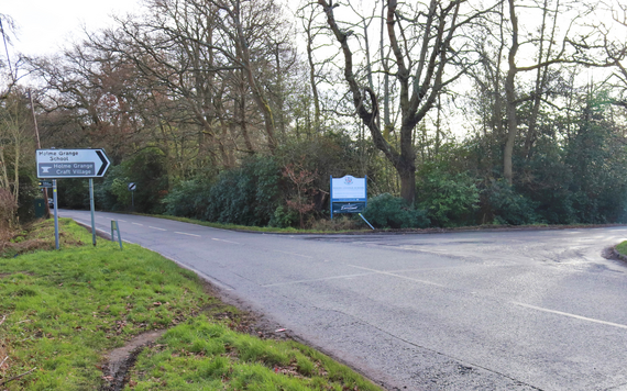 The junction of Easthampstead Road and Heathlands Road where work starts on 17 November