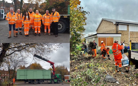 Foodbank cabin donation