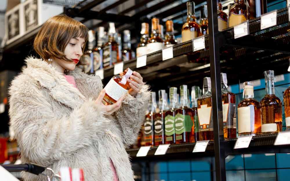 Young person buying alcohol