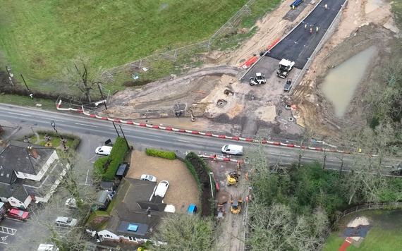 The junction of Easthampstead Road and Heathlands Road