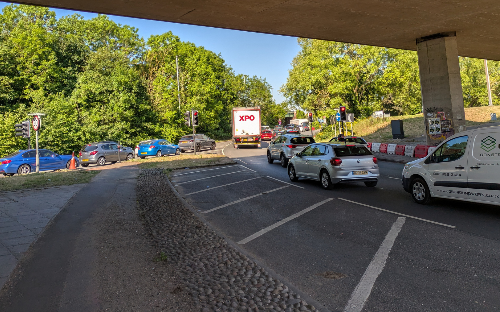 A4 road general view