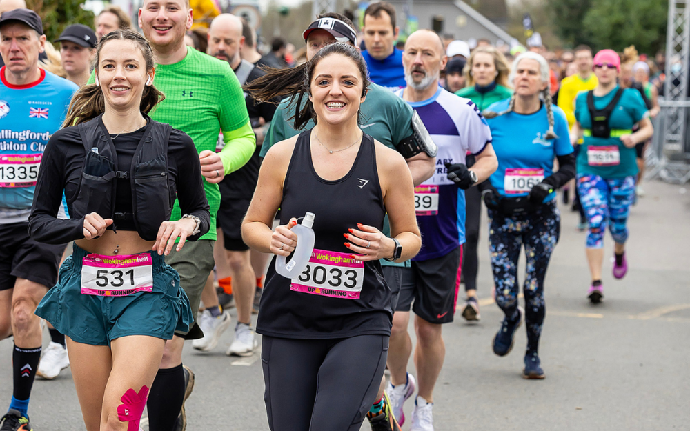 Runners in Wokingham Half Marathon