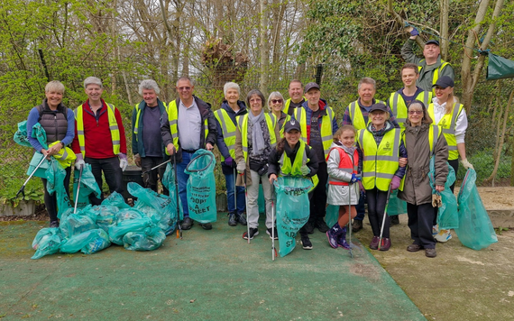 The Big Tidy Up - a group of litter pickers