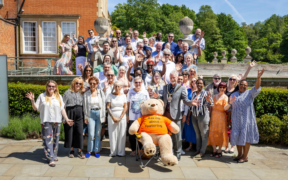 A group photo of foster carers