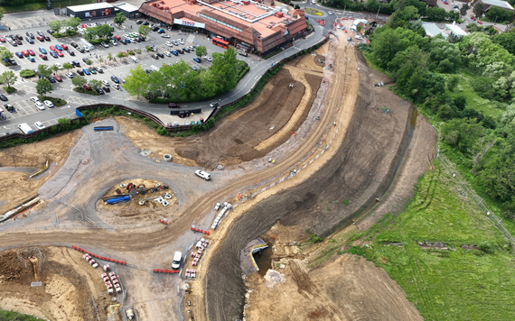 New Tesco roundabout