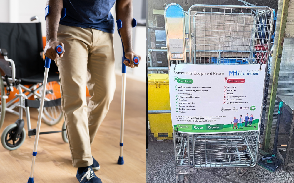 Medical equipment, crutches